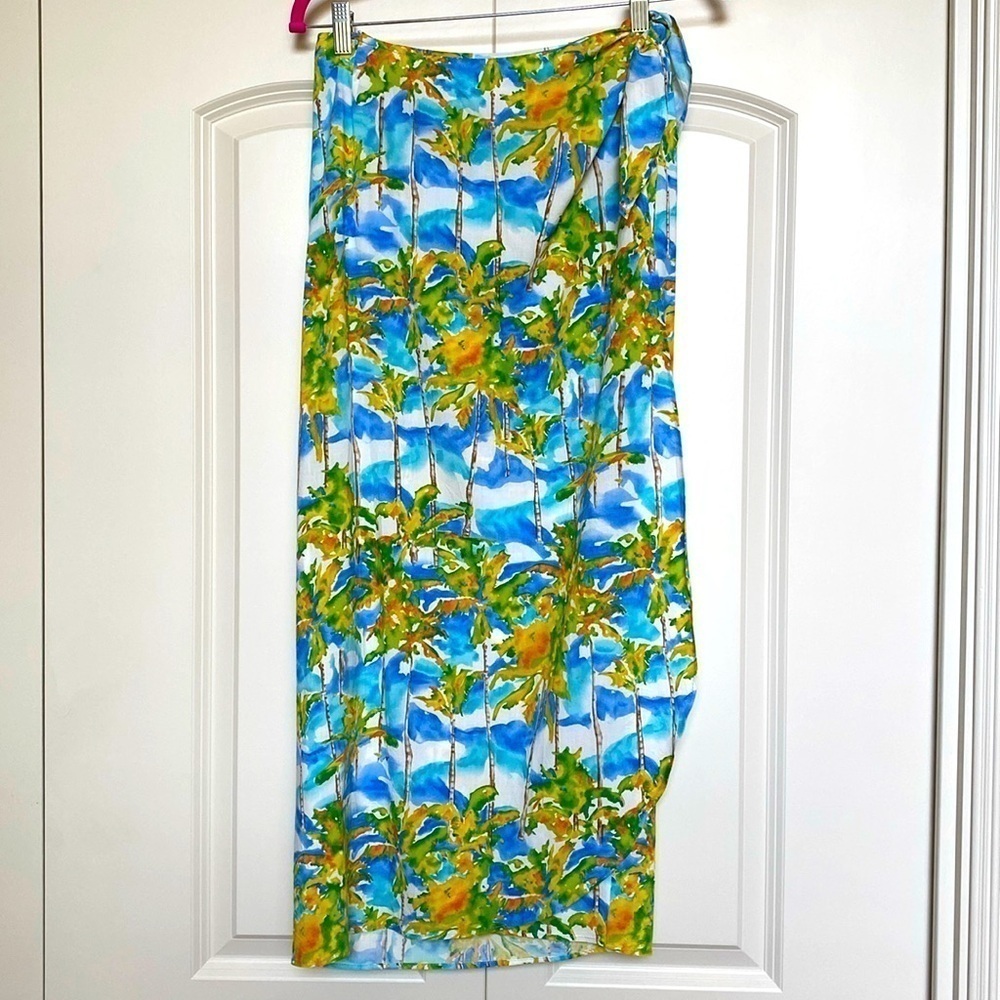 Jams World wrap Around Maxi skirt Sarong Womens S surfer Beach Hawaiian Tropical